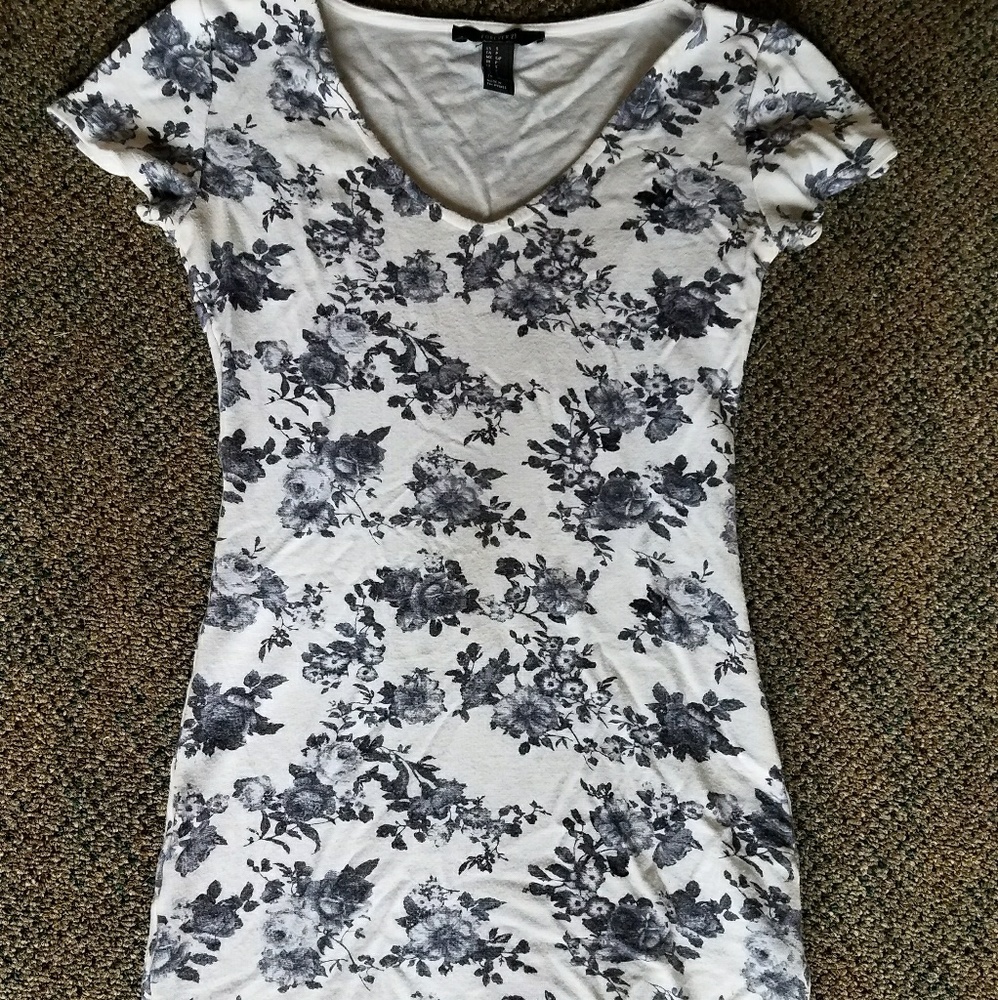 Floral Body Con Dress